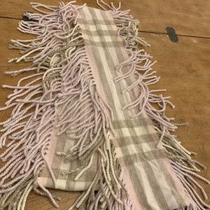 Burberry Pink French Scarf
